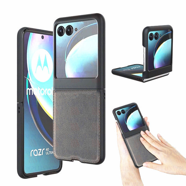 Étui en cuir pour Motorola Moto Razr+ Plus / Razr 40 Ultra (2023) Étui en cuir pour Motorola Moto Razr+ Plus / Razr 40 Ultra (2023)